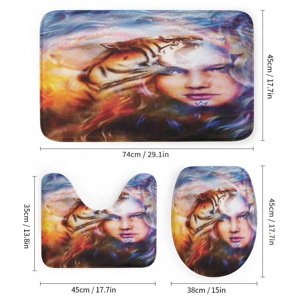Tiger and Lion Head — Detail 1