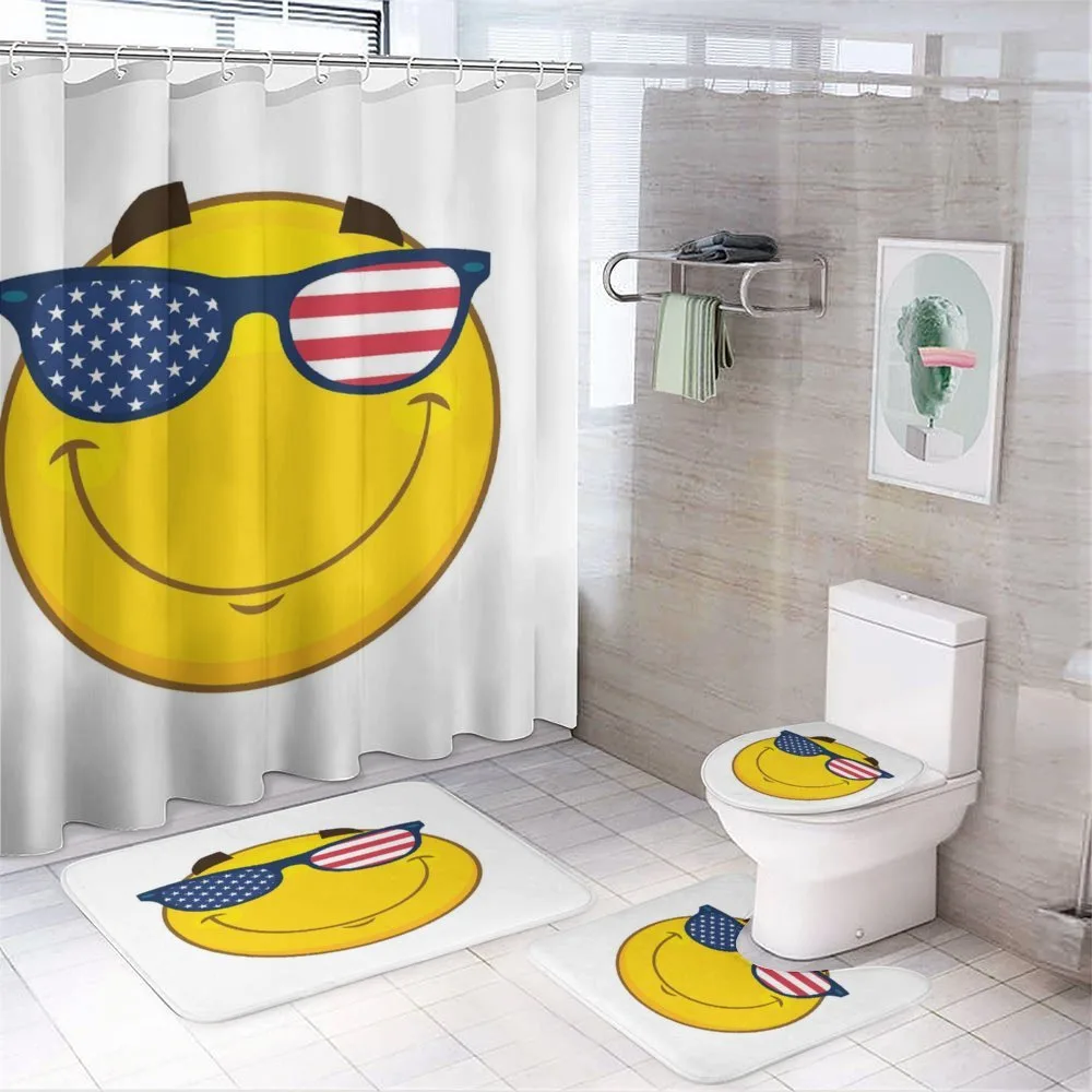 USA-Themed Emoji Sun Face — Your design