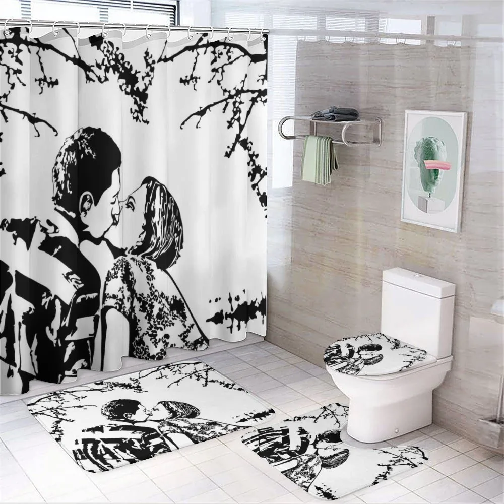 Young Couple in Love Print — Your design