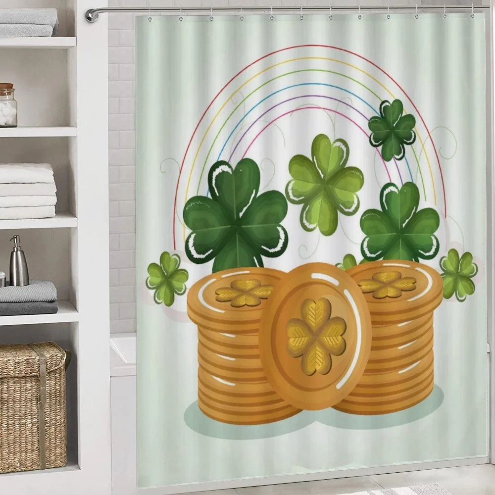 Coins Shamrocks and Rainbow — Detail 4