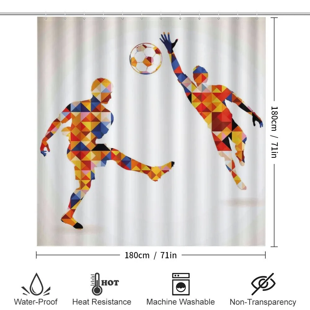 Colorful Footballers — Detail 2