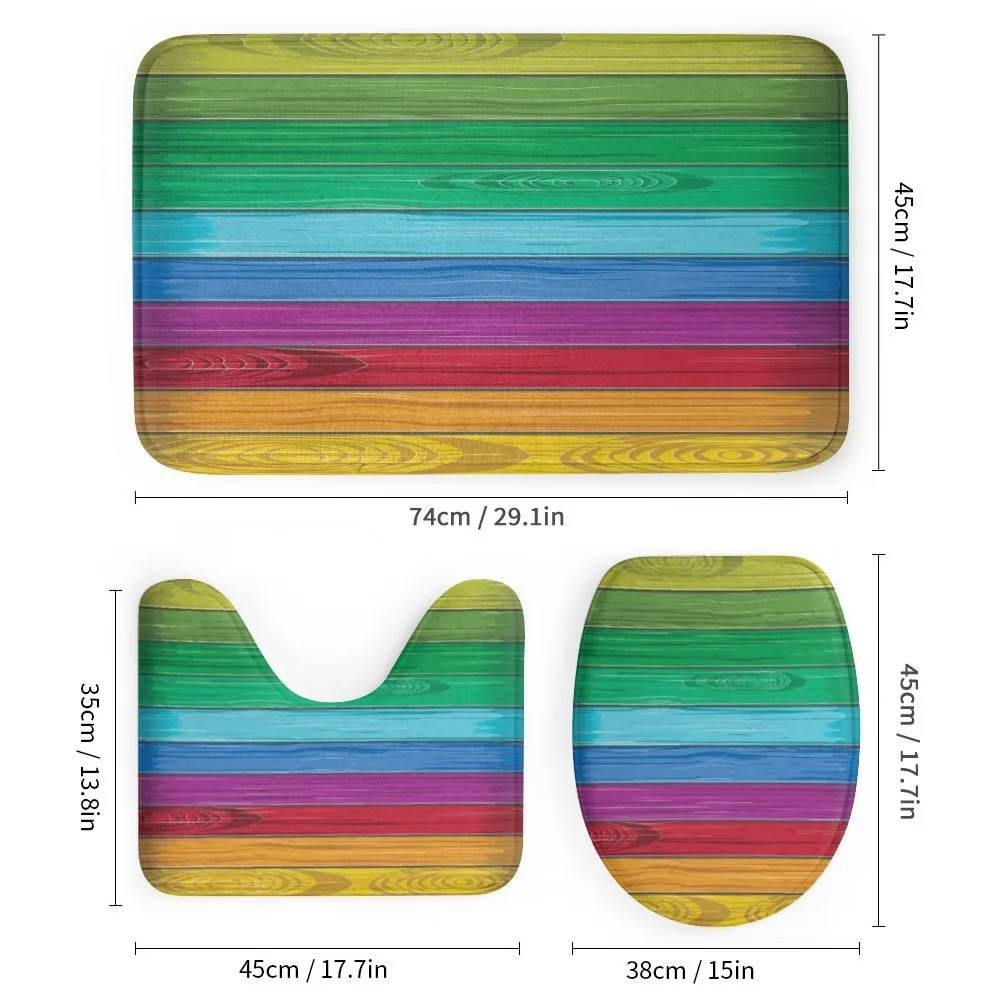 Colorful Wood Stripes — Detail 1