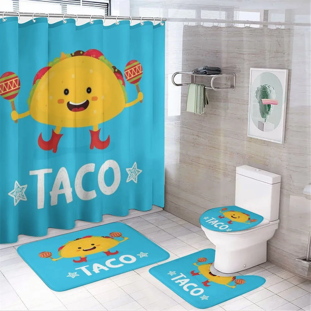 Dancing Funny Taco Cartoon — Your design