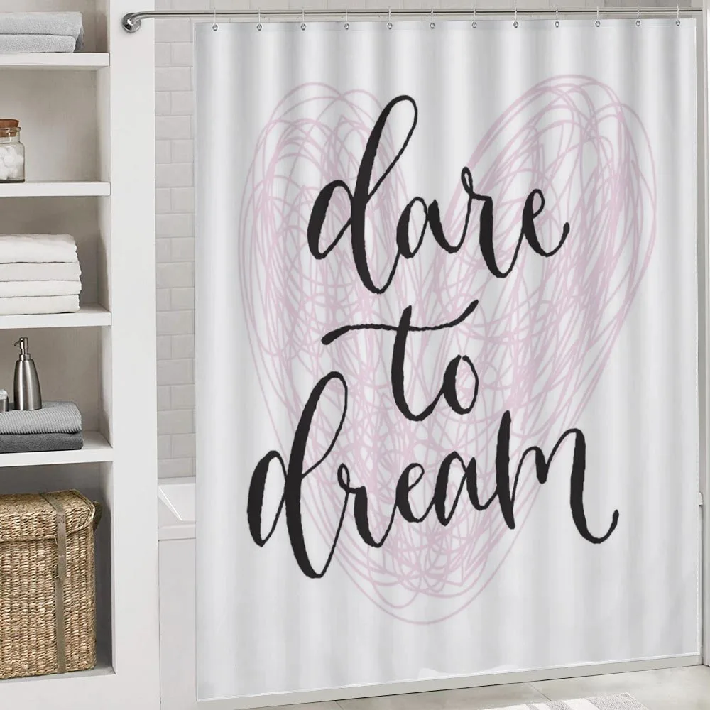 Dare to Dream Words Hearts — Detail 4