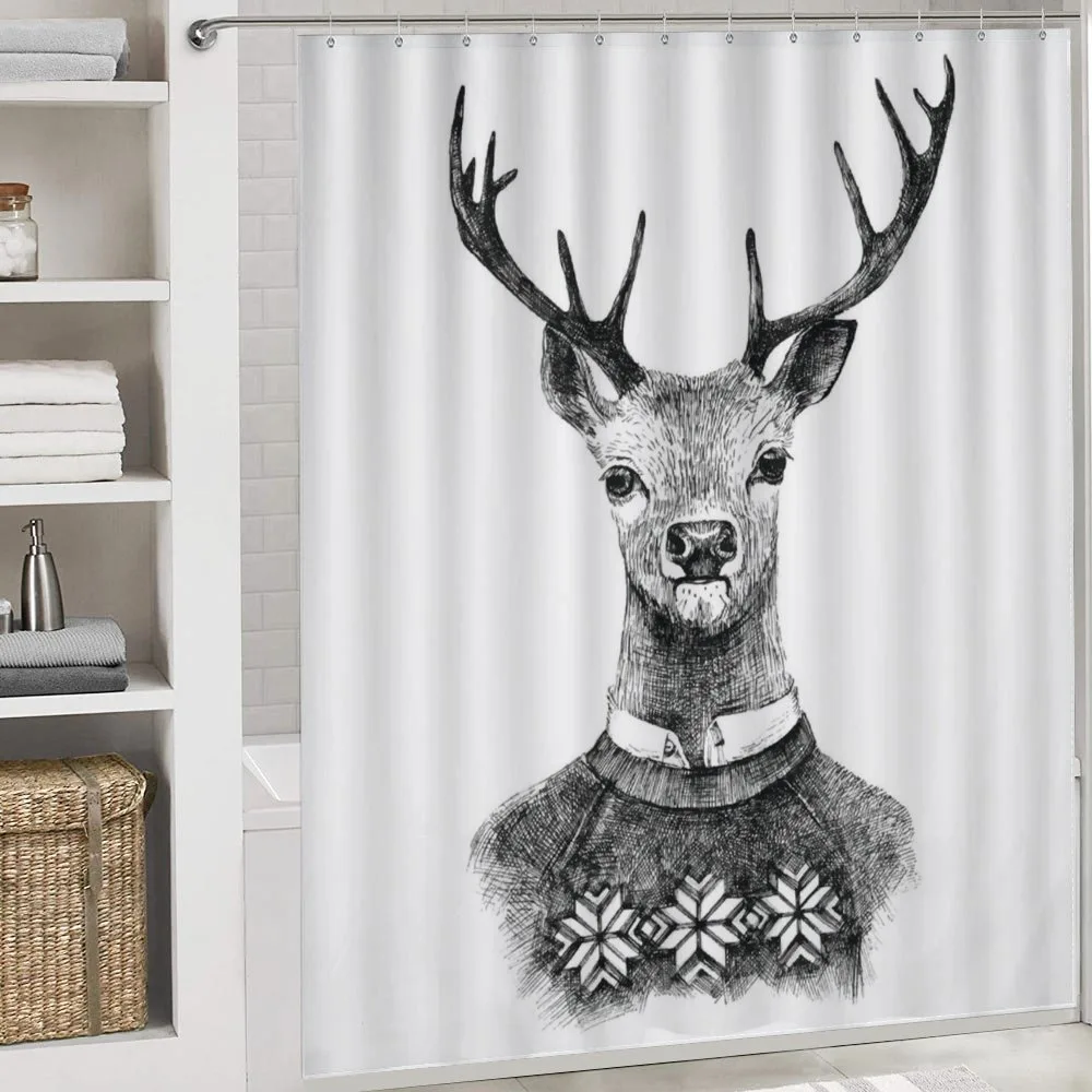 Deer Nordic Sweater Xmas — Detail 4