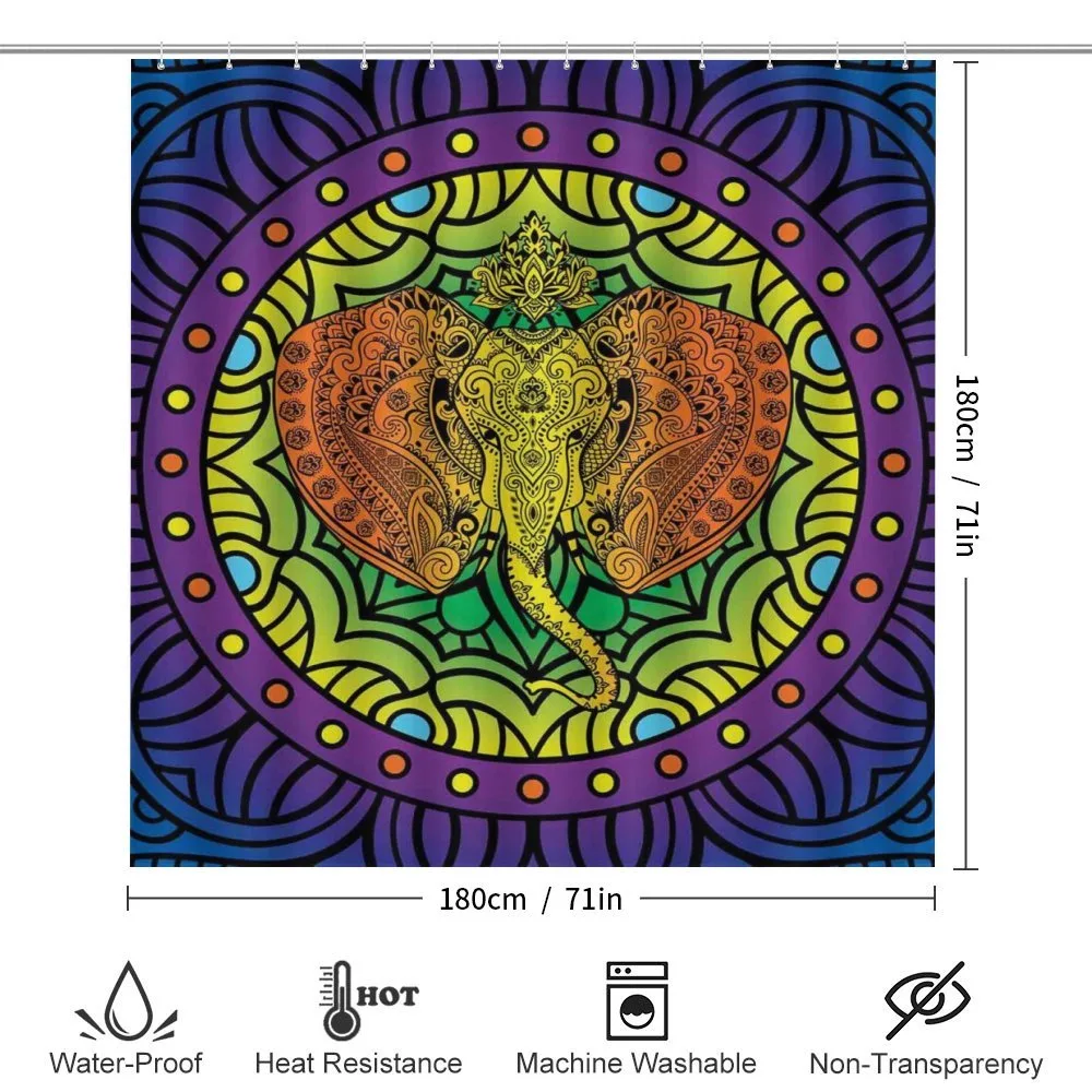 Elephant Head Mandala — Detail 2