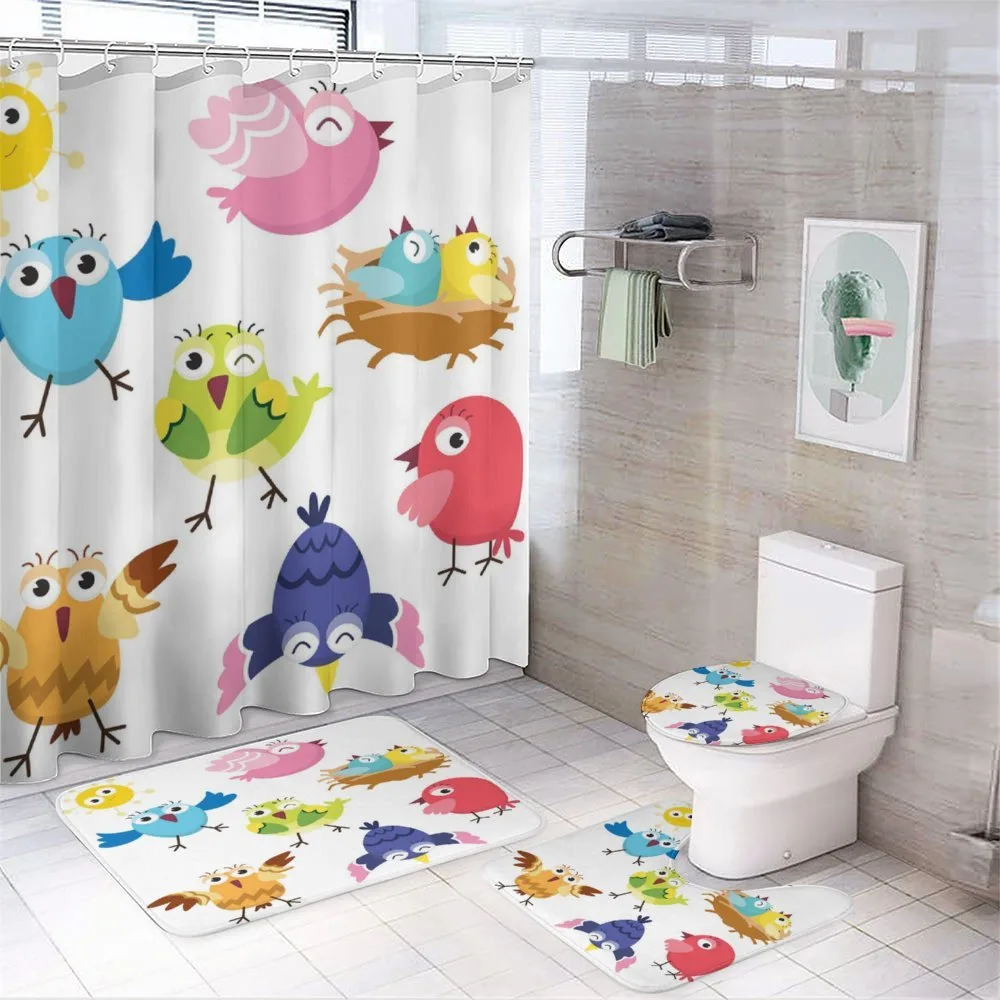 Funny Birds Sun Cartoon — Your design