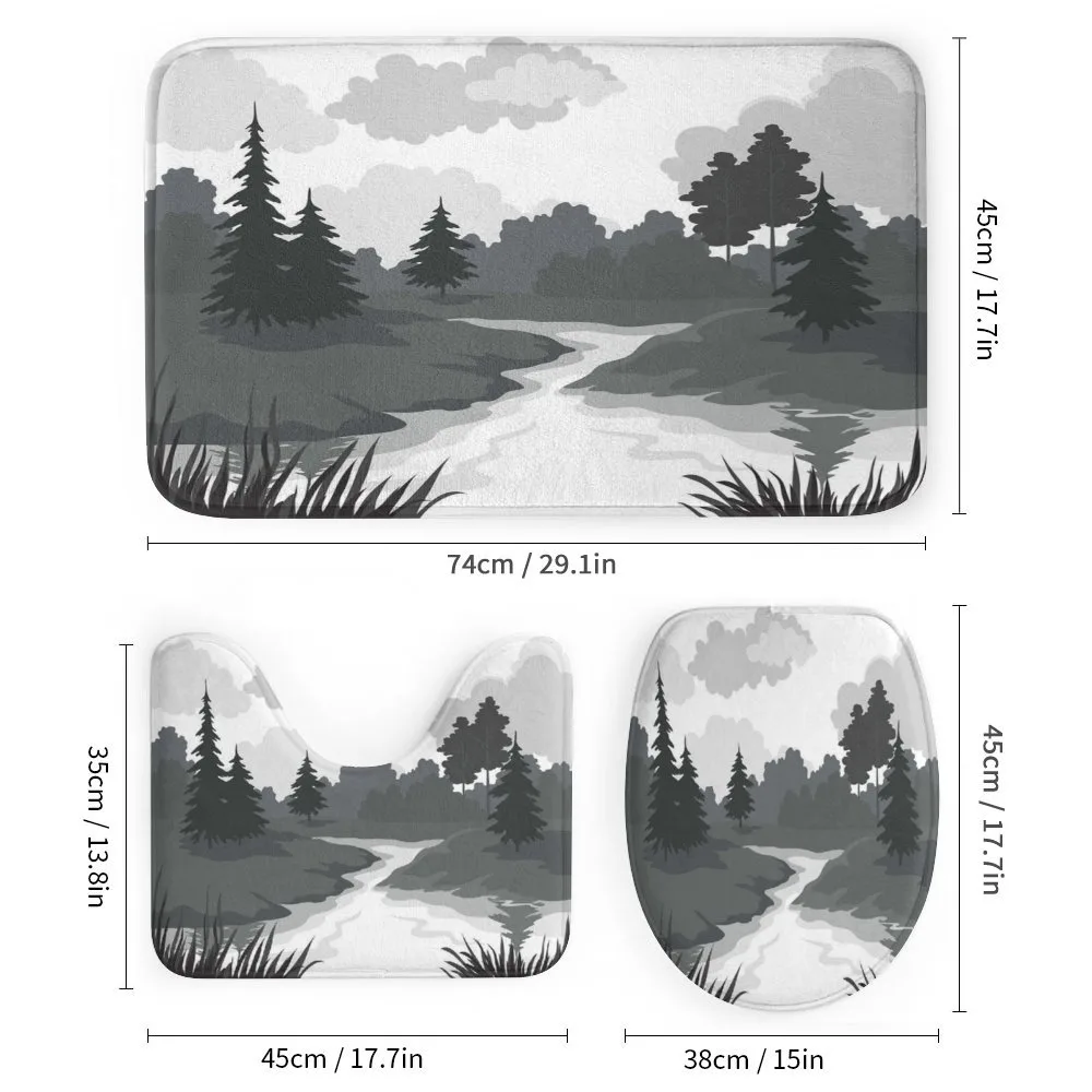 Greyscale Landscape — Detail 1