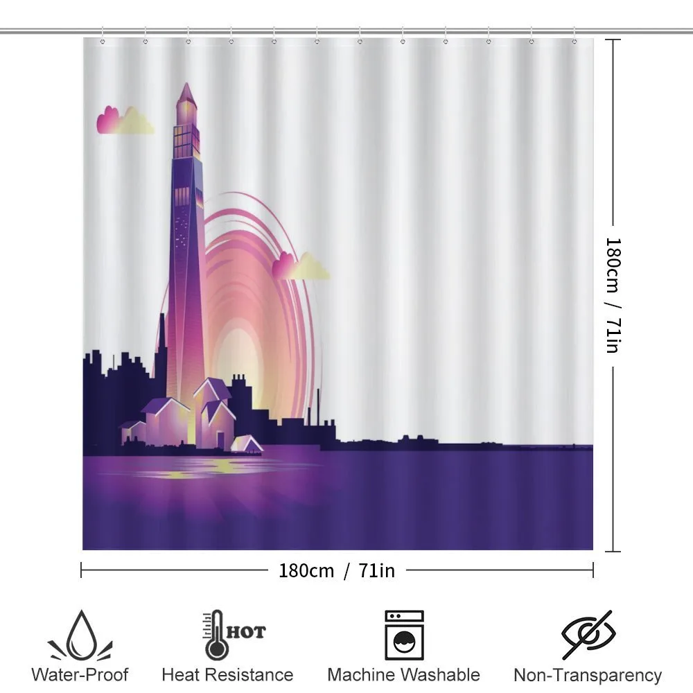 Lighthouse at Sunset Art — Detail 2