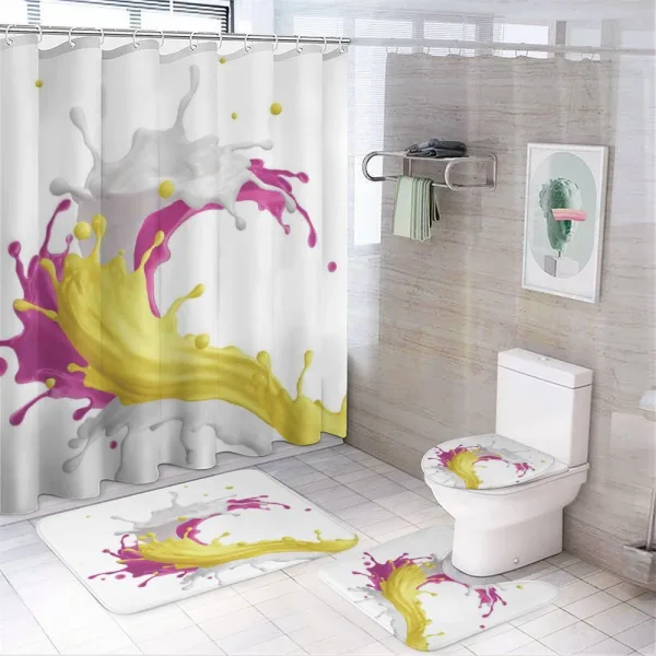 Mixed Drink Splash on a shower curtain