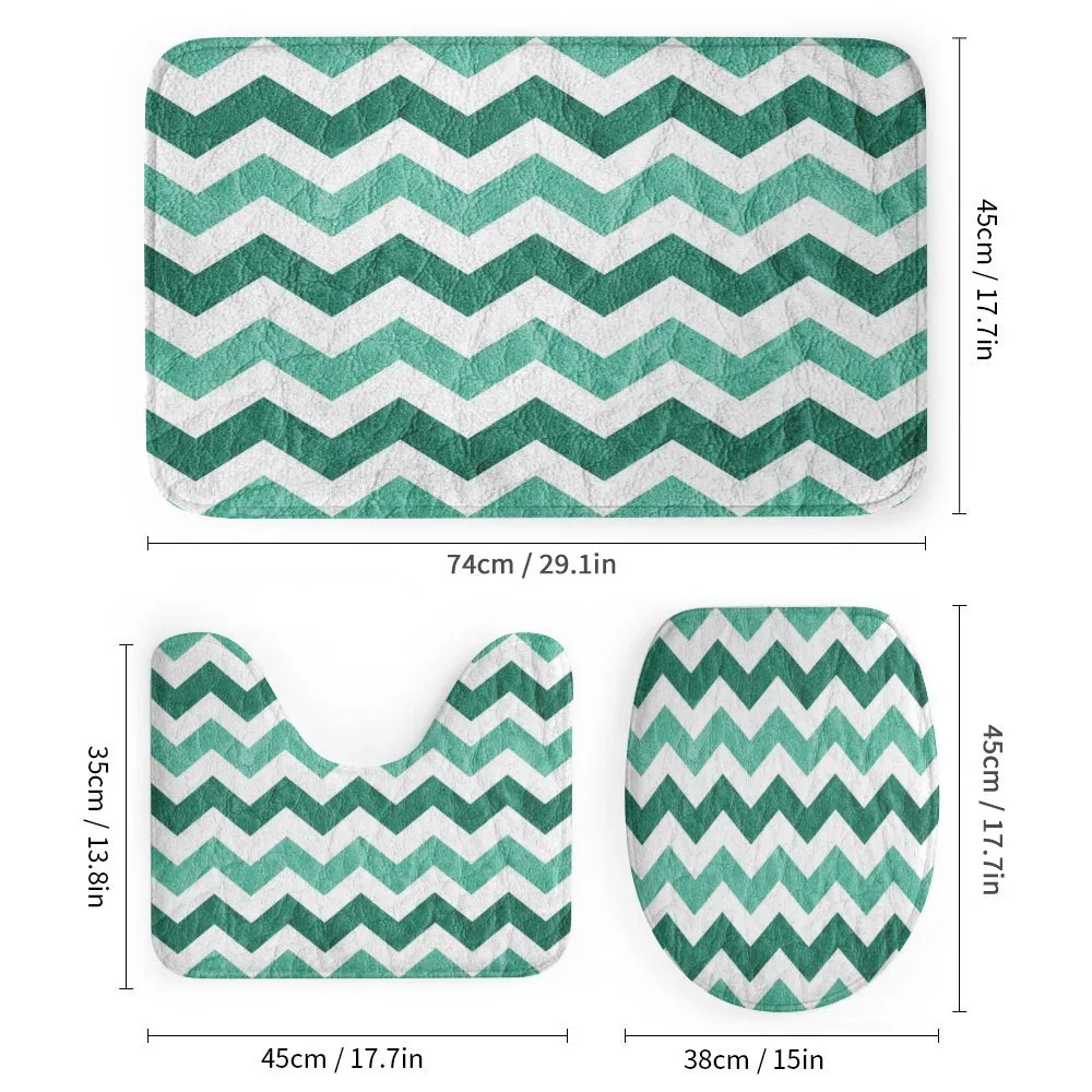 Pastel Chevrons Green — Detail 1