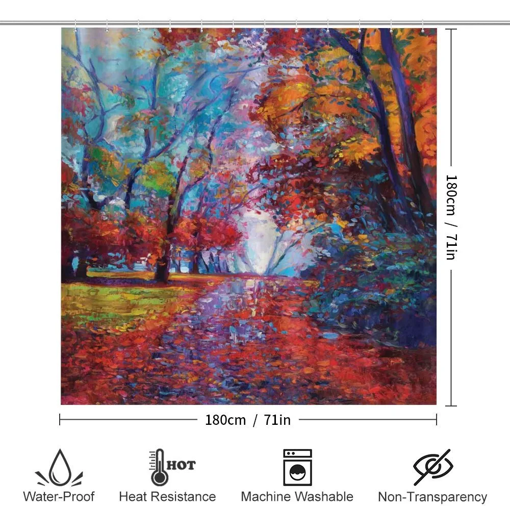 Trees Park Fall Autumn — Detail 2