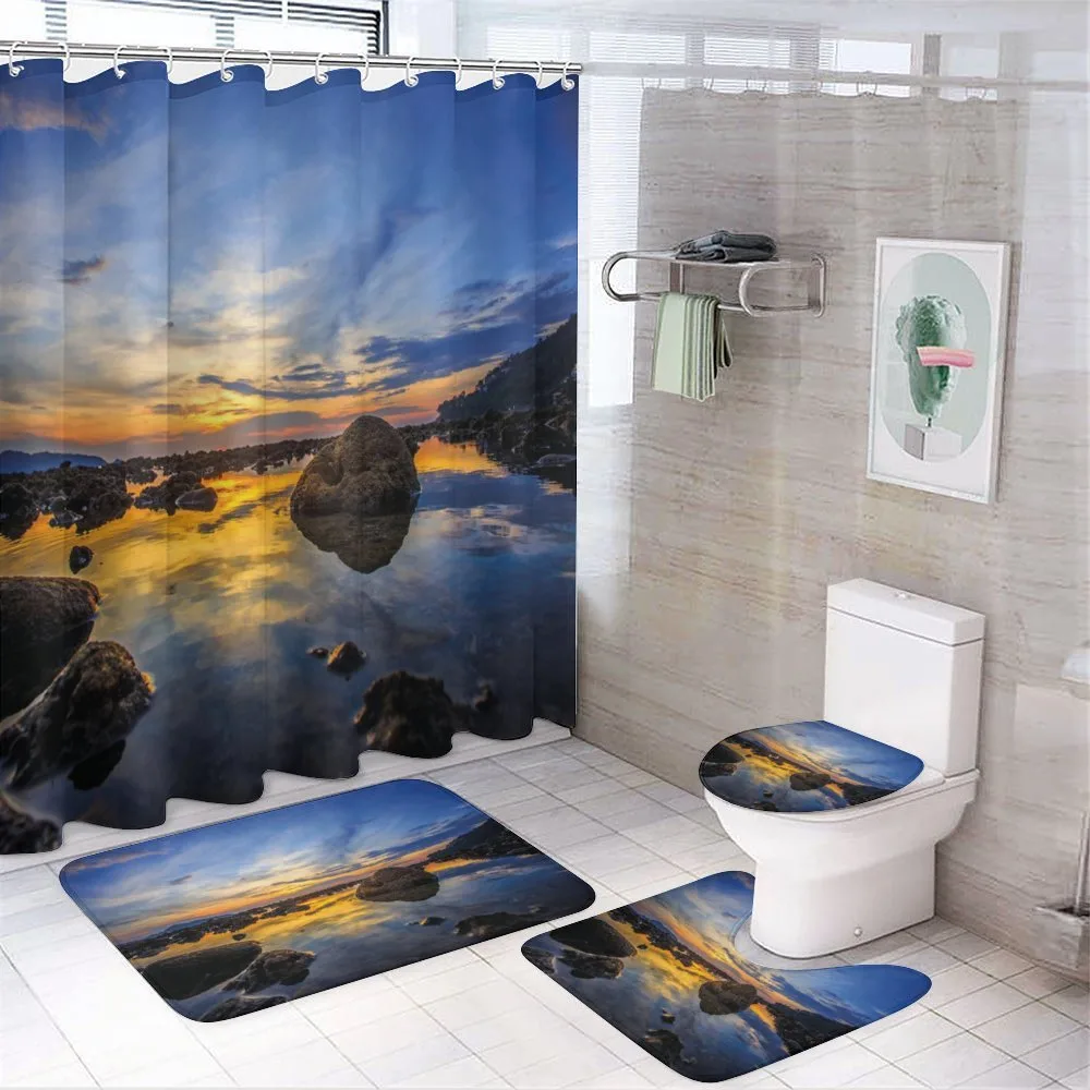 Twilight Rocky Shore — Your design