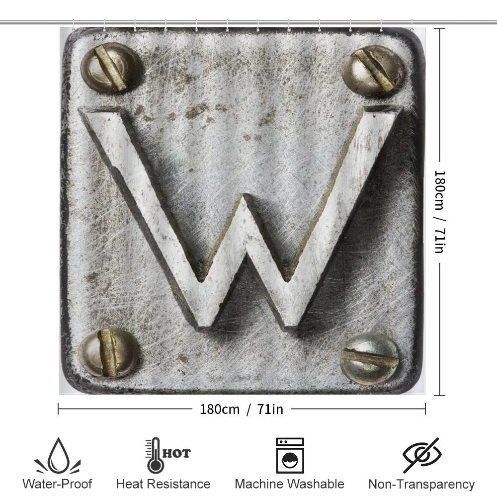 Uppercase W Industrial — Detail 2