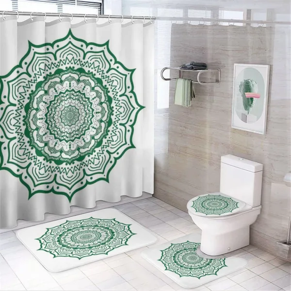 Vintage East Design on a shower curtain