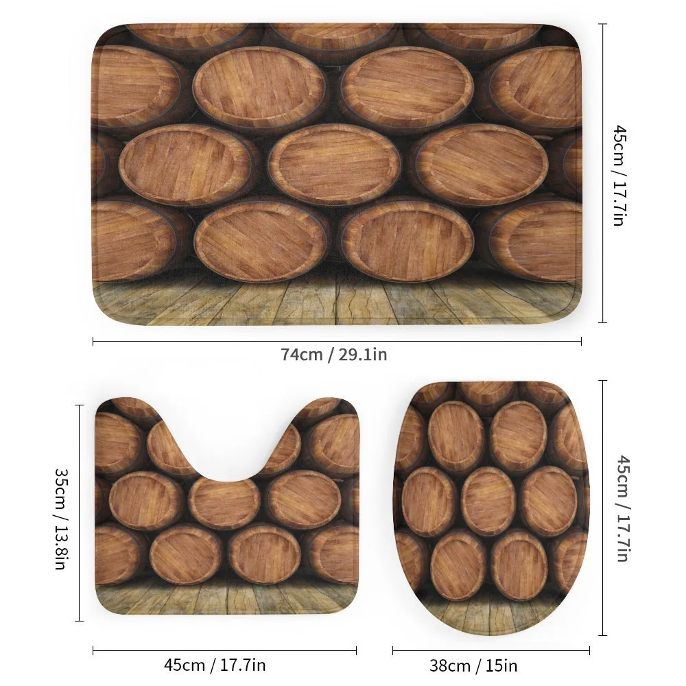 Wall of Wooden Barrels — Detail 1