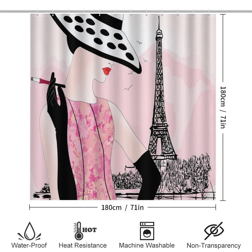 Woman Eiffel Tower — Detail 2