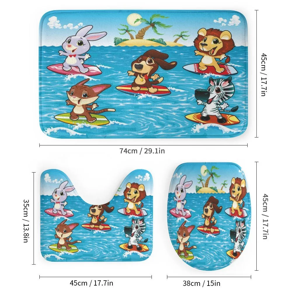 Animals Surfing in Sea — Detail 1