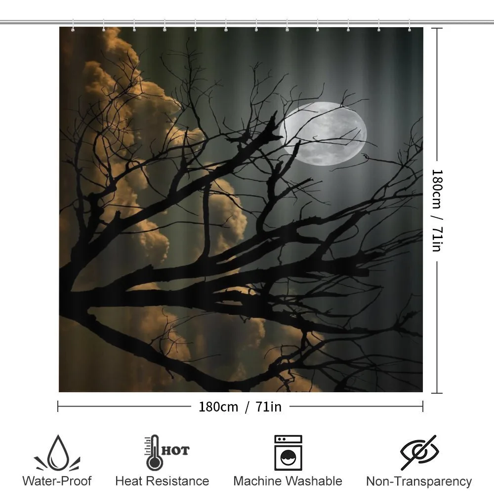 Bare Branches and Full Moon — Detail 2