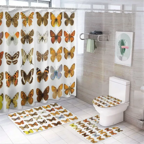 Butterfly Miracle Wing on a shower curtain