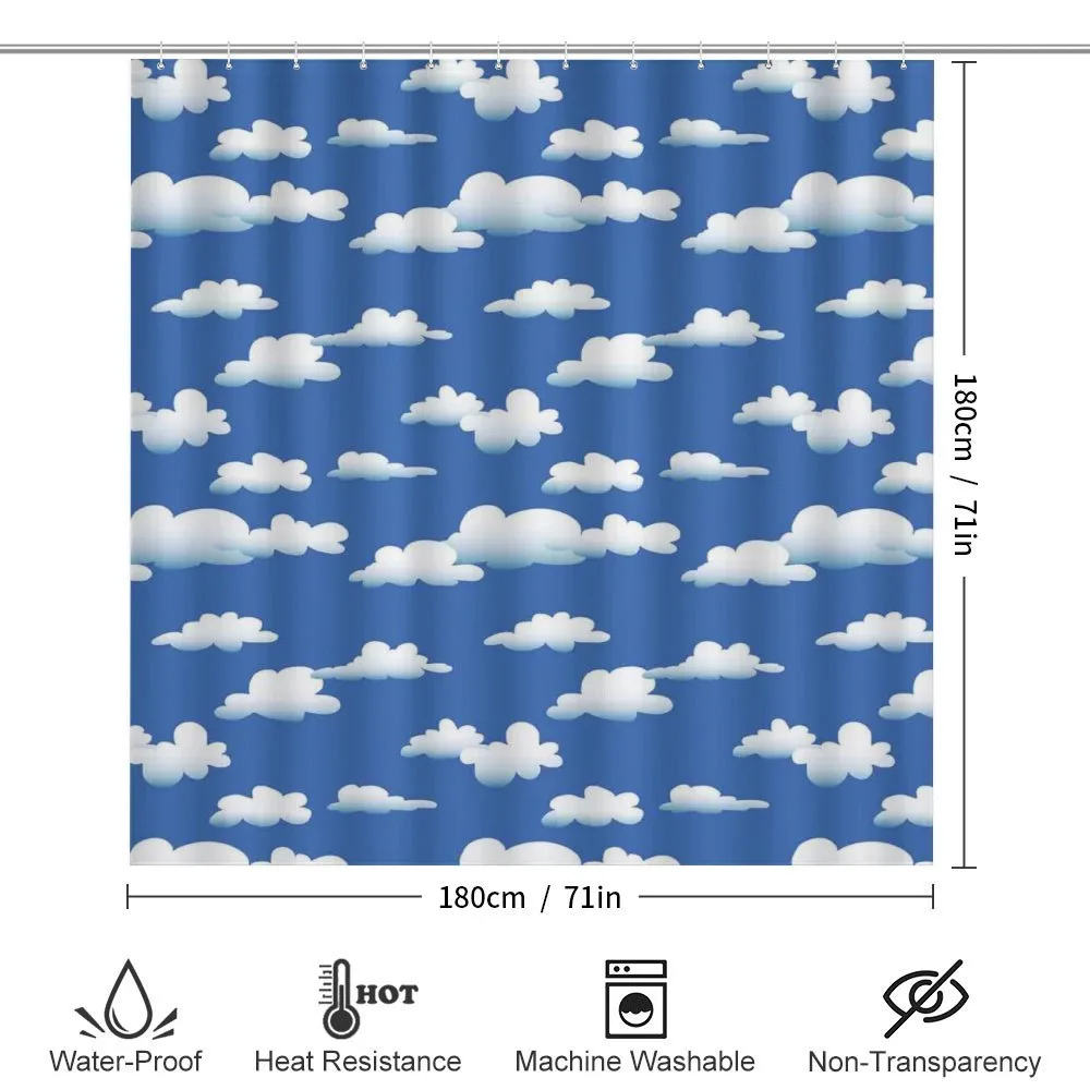 Computer Drawn Clouds — Detail 2