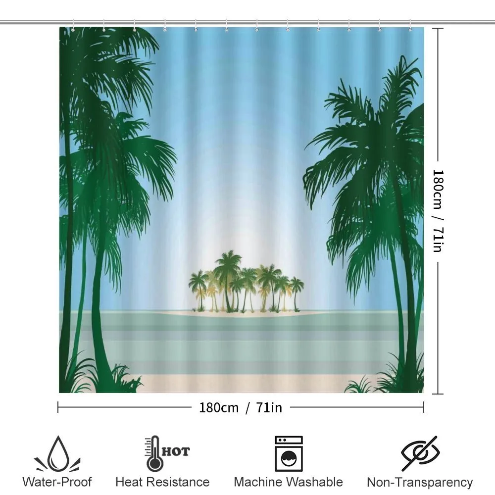 Exotic Palm Tree Beach — Detail 2