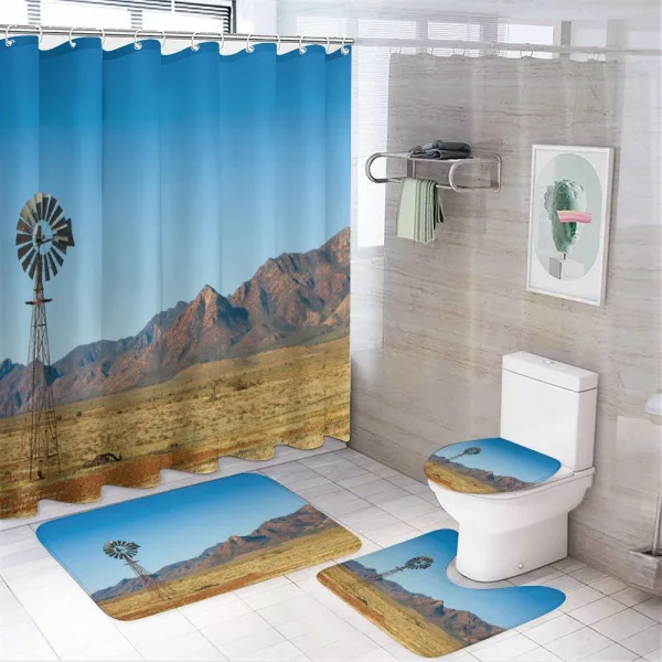 Flinders Ranges Arid on a shower curtain