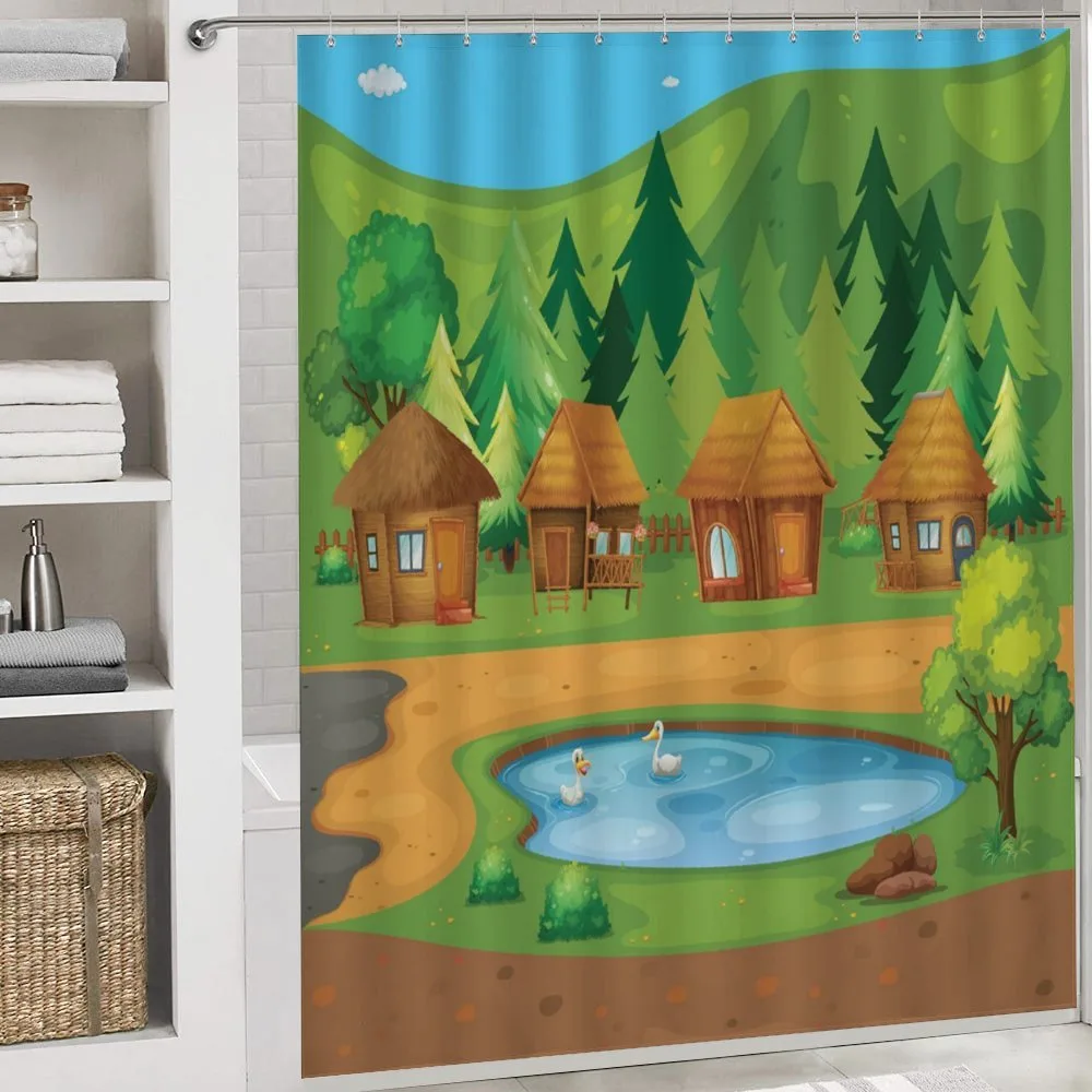 Huts Pond in Woods — Detail 4