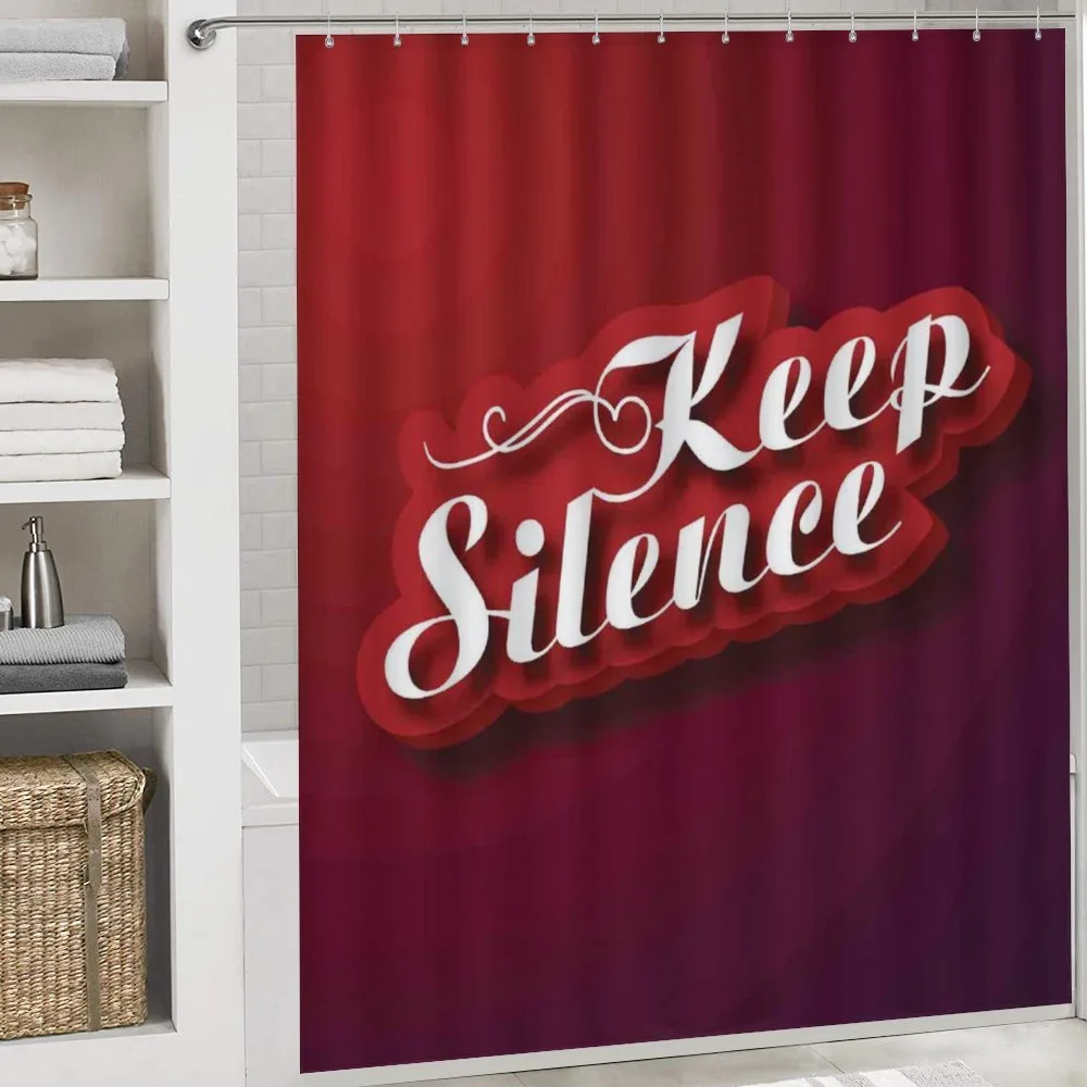 Keep Silence Modern Text — Detail 4