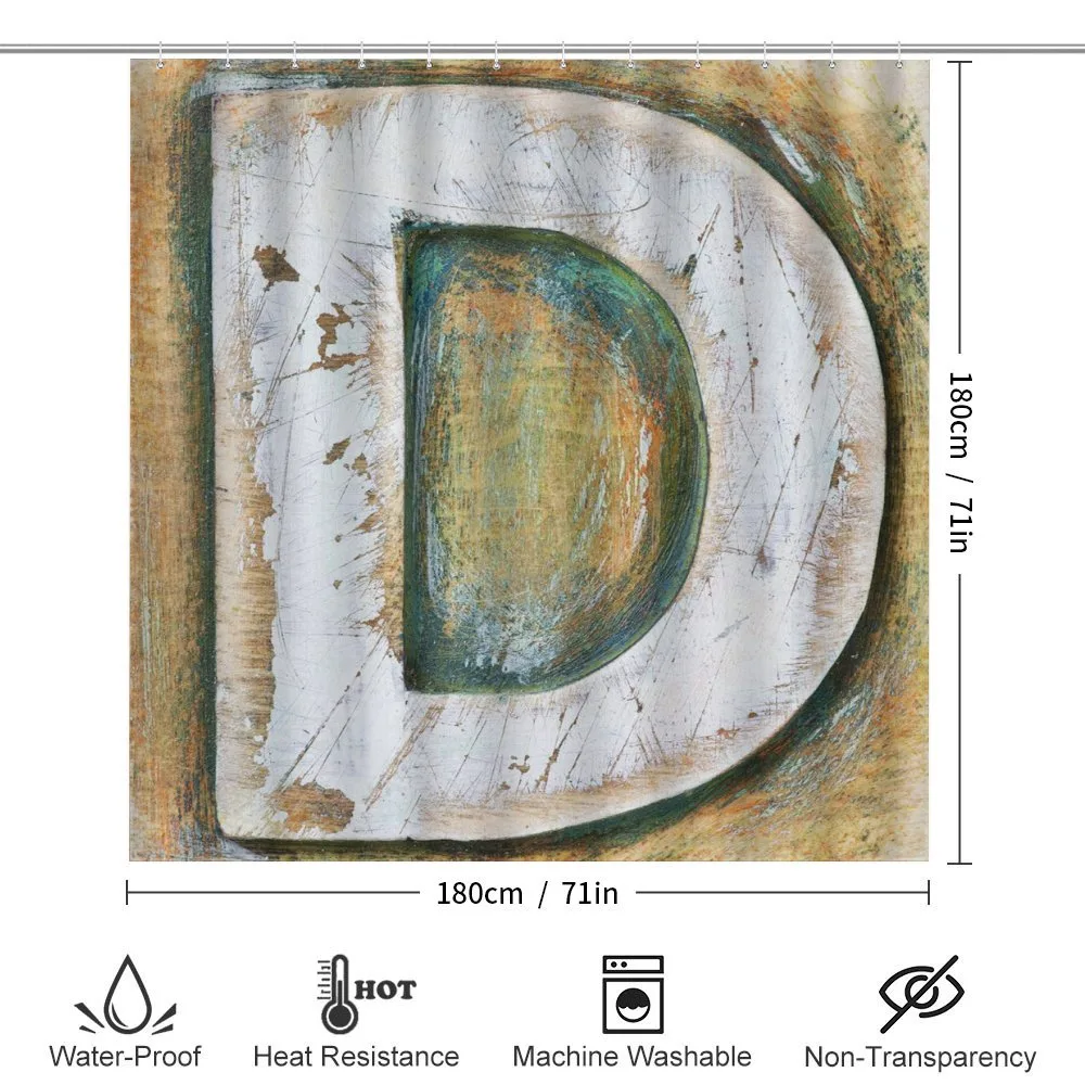 Rustic Initials Grunge — Detail 2