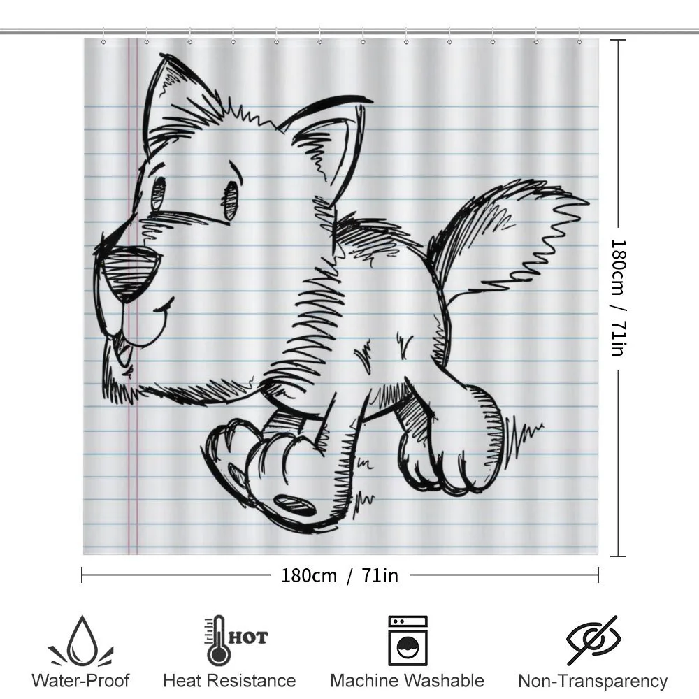 Scribble Art Puppy Dog — Detail 2