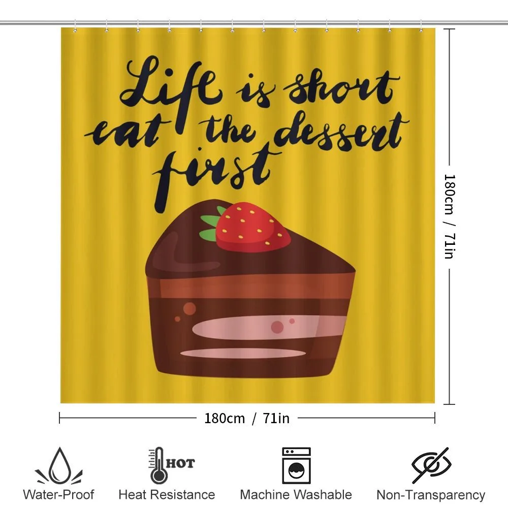 Slice of Cake with Strawberry — Detail 2