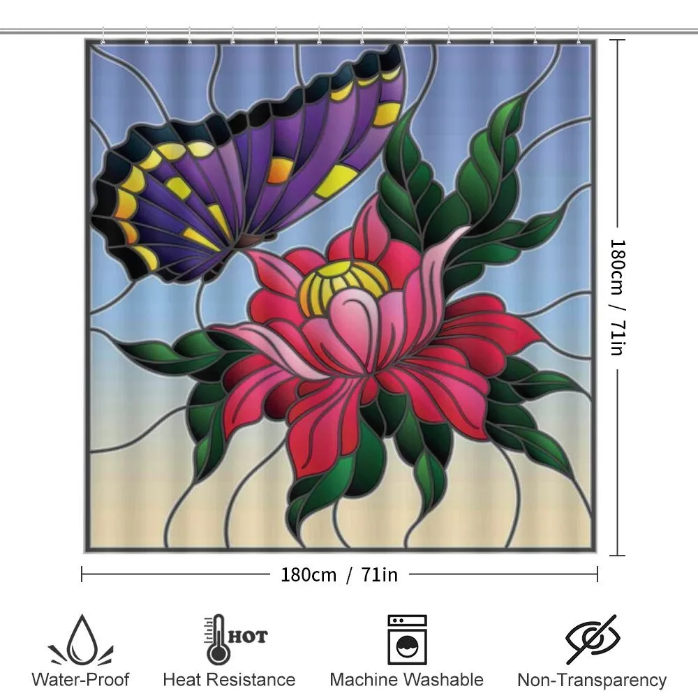 Stained Glass Butterfly — Detail 2