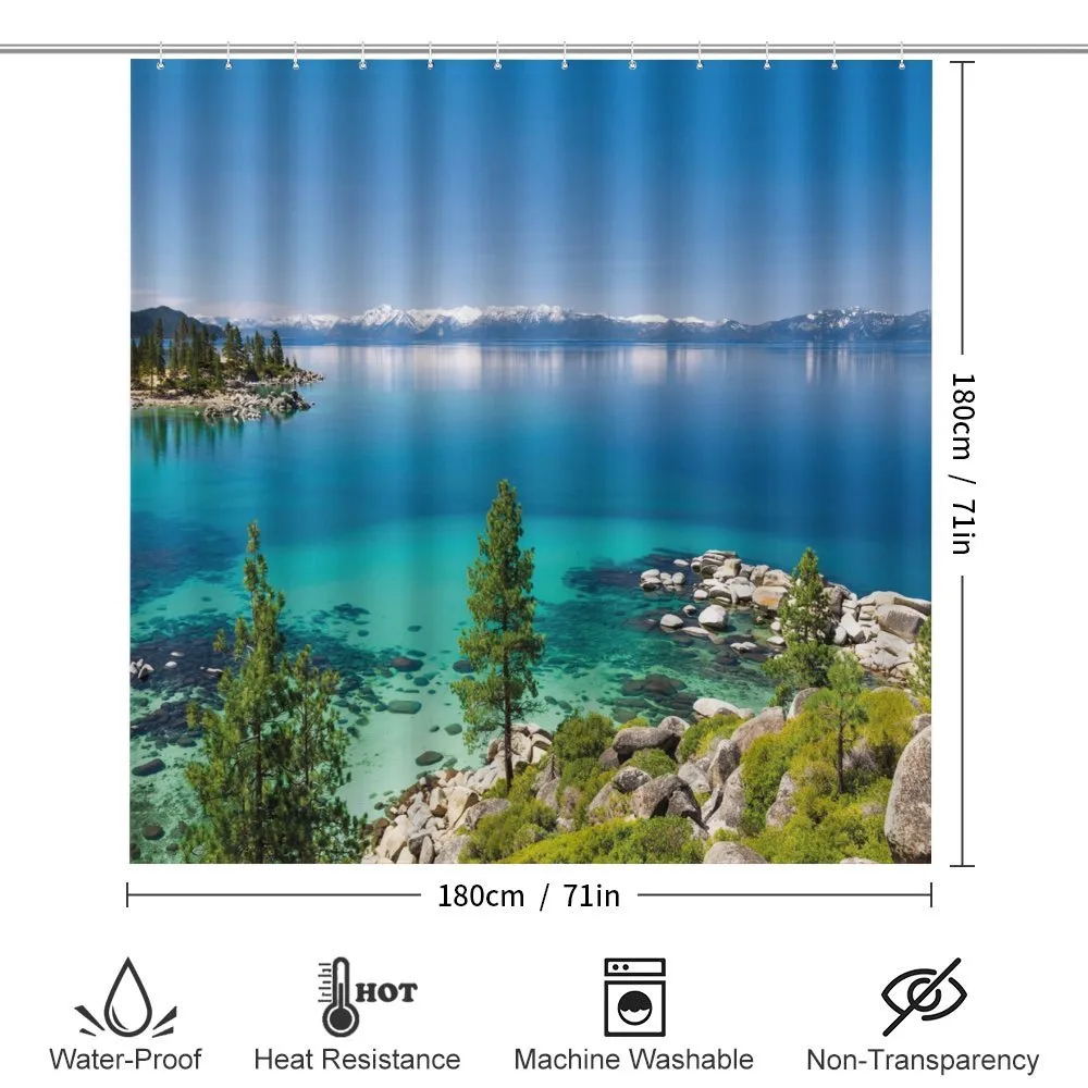 Tranquil Tahoe Shoreline — Detail 2
