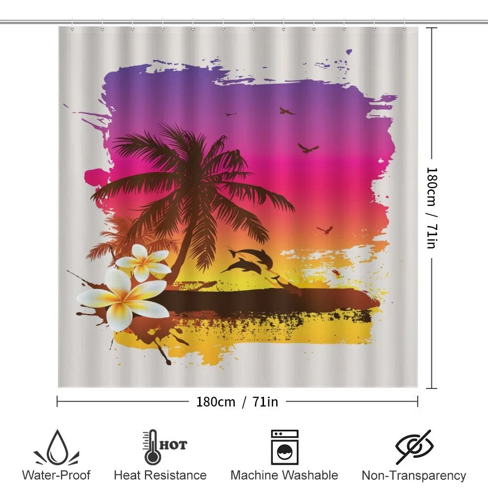 Tropical Beach Sunset — Detail 2