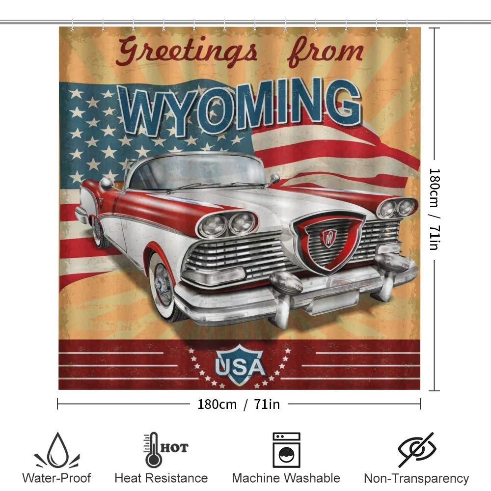 Vintage Car and Greetings — Detail 2