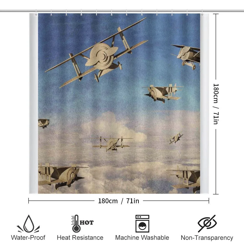 3D Retro Biplanes — Detail 2