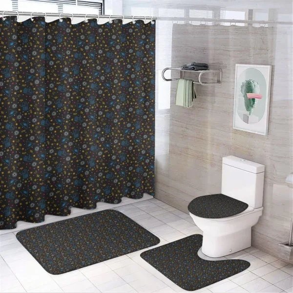 Alchemy Mystic Eyes on a shower curtain
