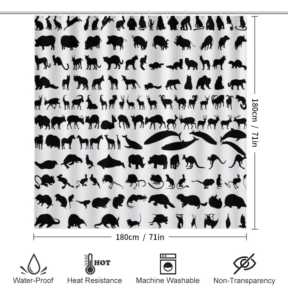 Animal Silhouettes Habitat — Detail 2