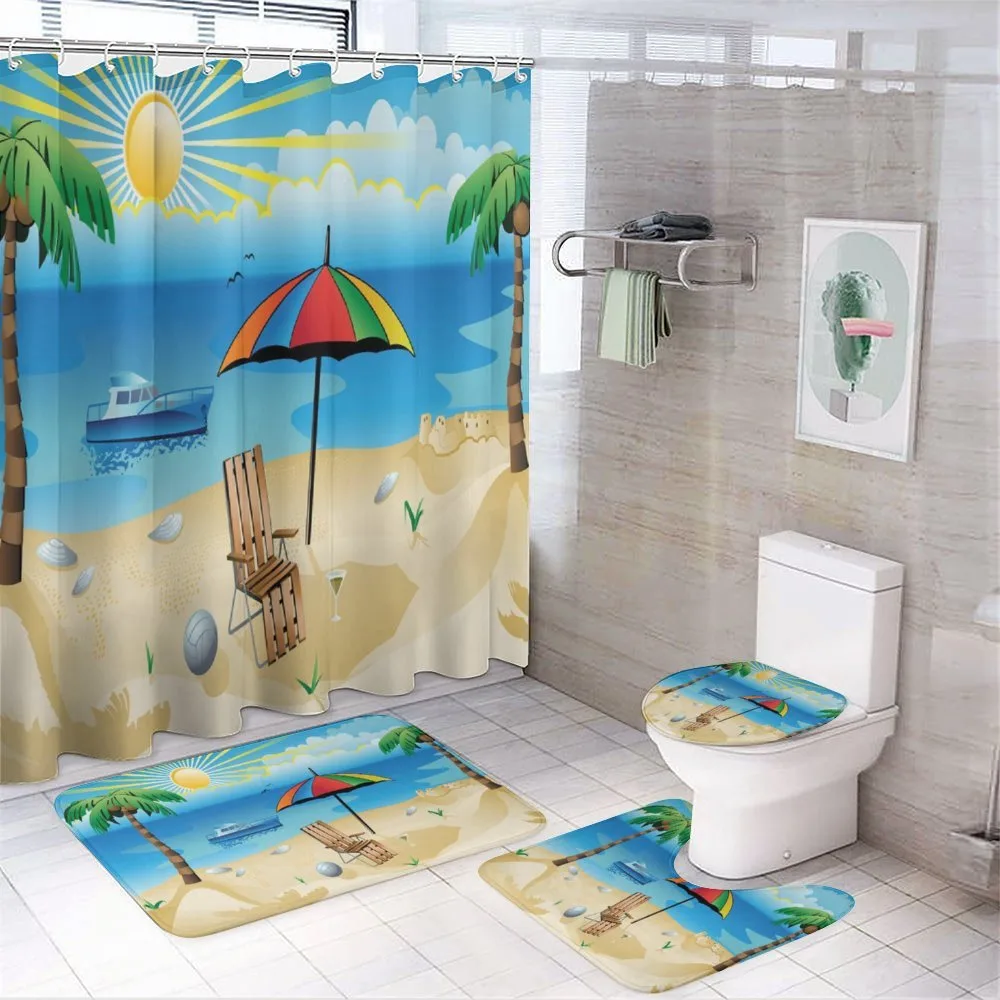 Cartoon Coast Pattern — Your design