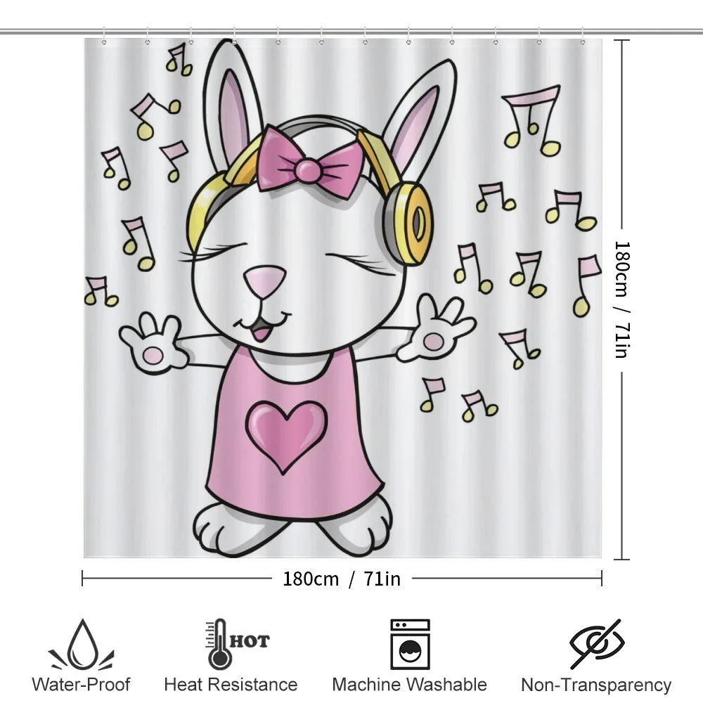 Cartoon Rock Star Bunny — Detail 2