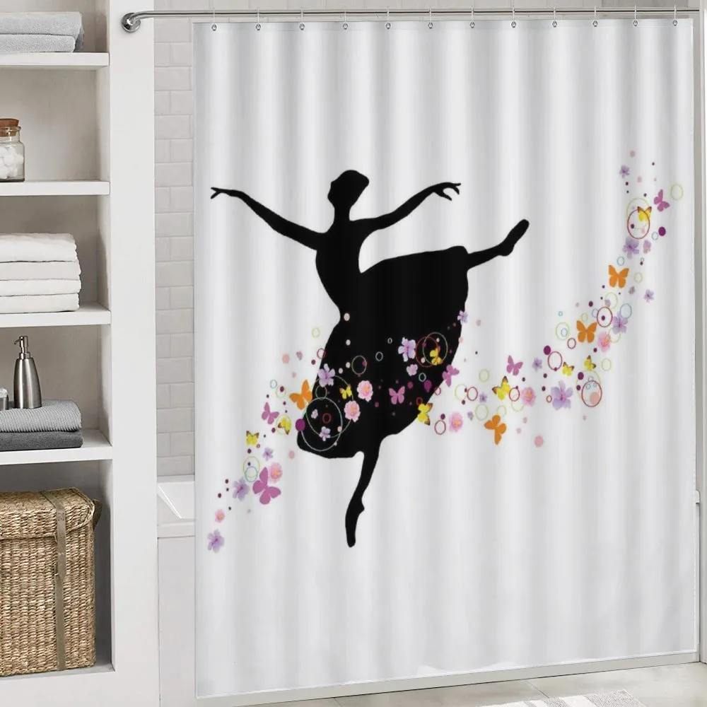 Dancer Silhouette Flowers — Detail 4