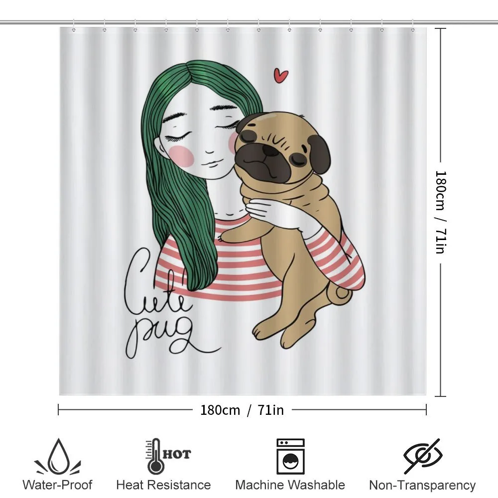 Dog with Girl — Detail 2