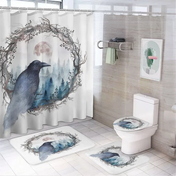Fine Art Winter Nature on a shower curtain