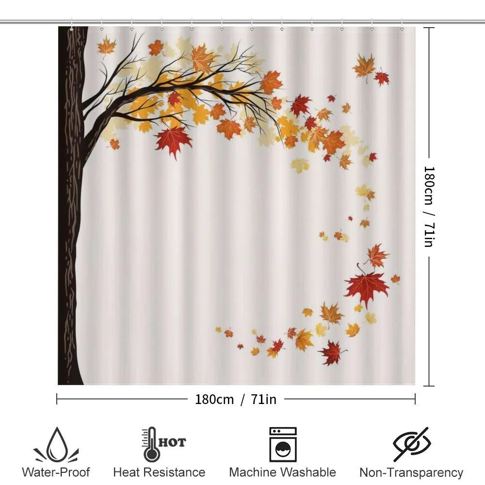 Flying Maple Leaf Seasons — Detail 2