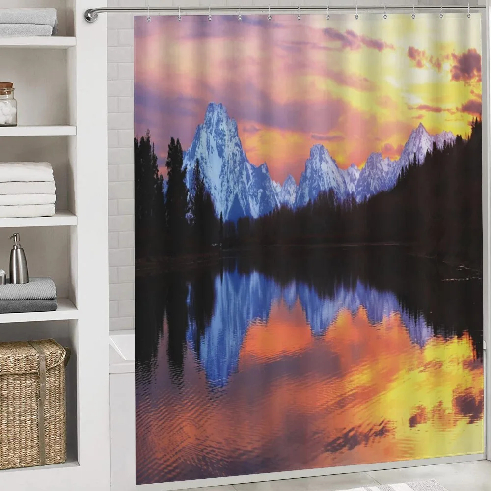 Grand Tetons View at Sunset — Detail 4