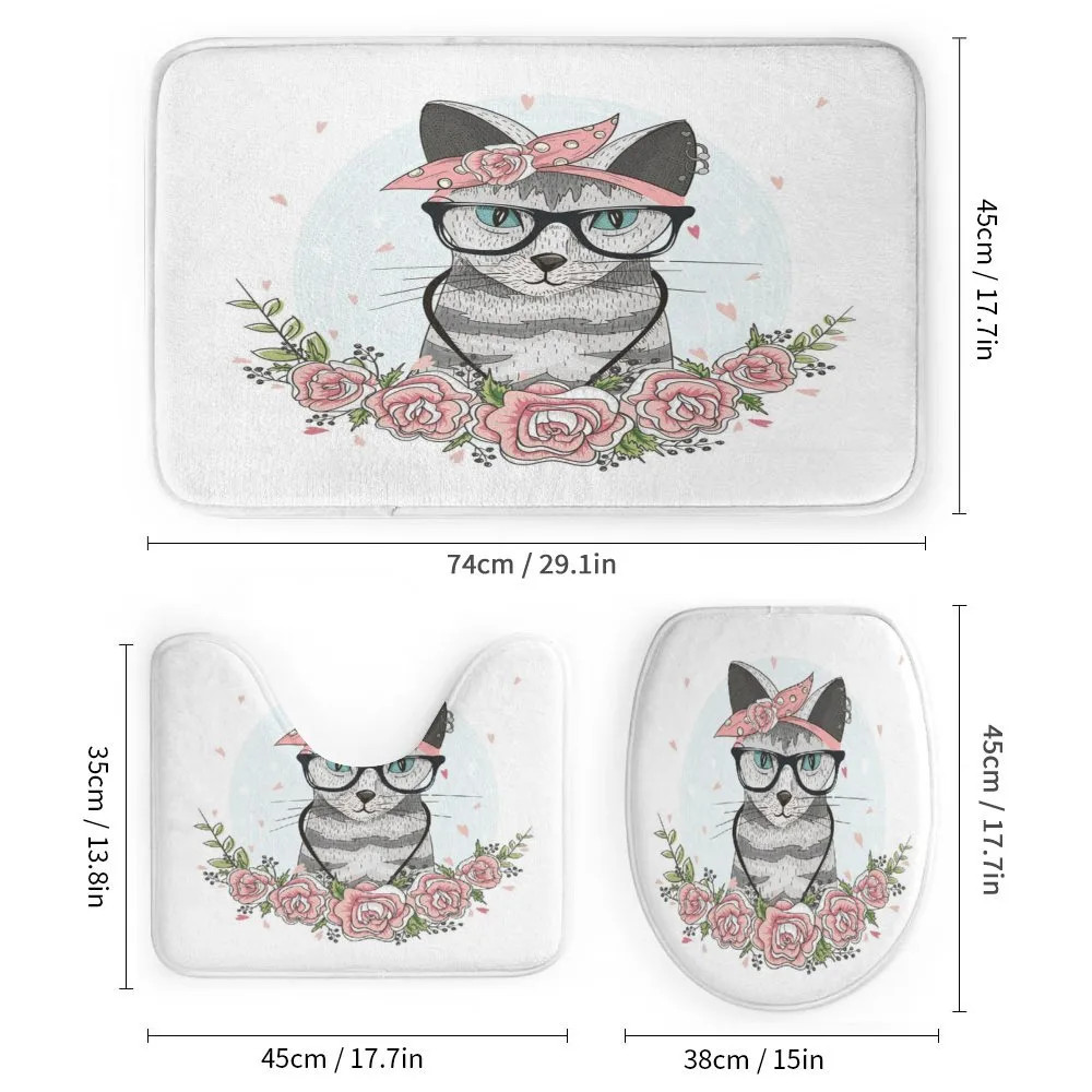 Hipster Cool Cat Portrait — Detail 1
