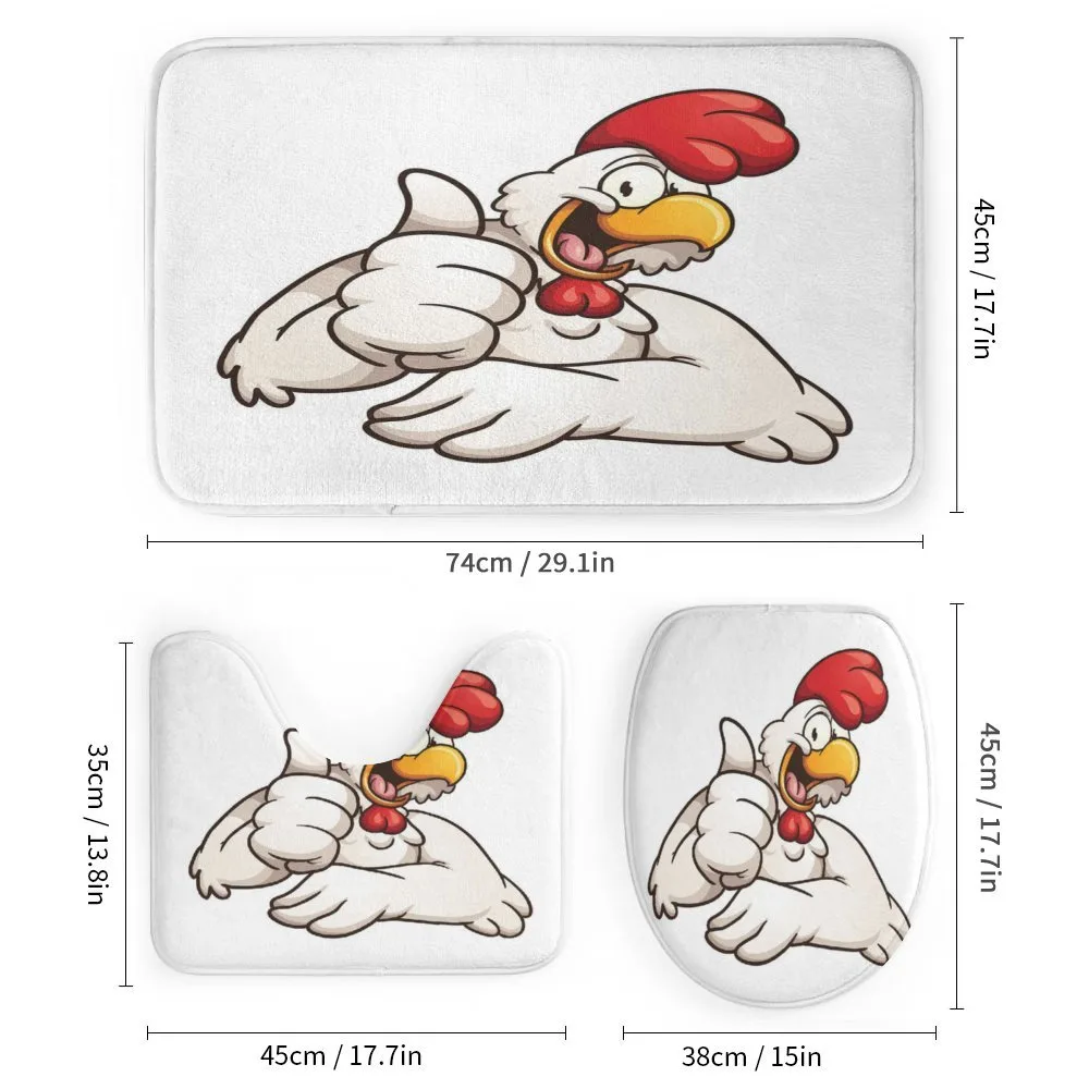 Joyous Cartoon Style Chicken — Detail 1