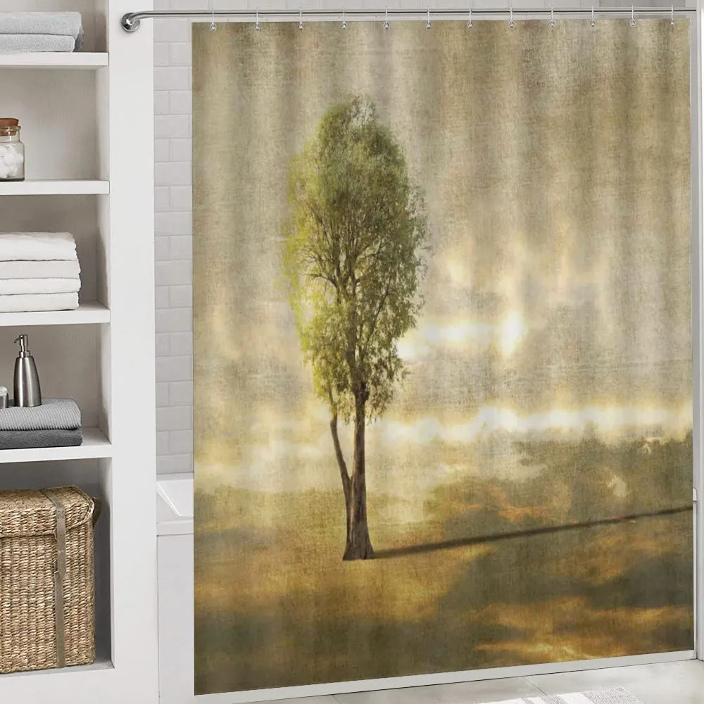 Lonely Tree in Beige Tones — Detail 4