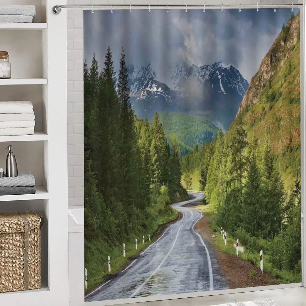 Mountain Landscape Road — Detail 4